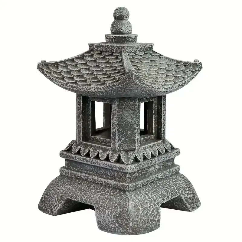 Gardening Hand Tools Japanese - Statue da Giardino Zen Asiatiche Dipinte