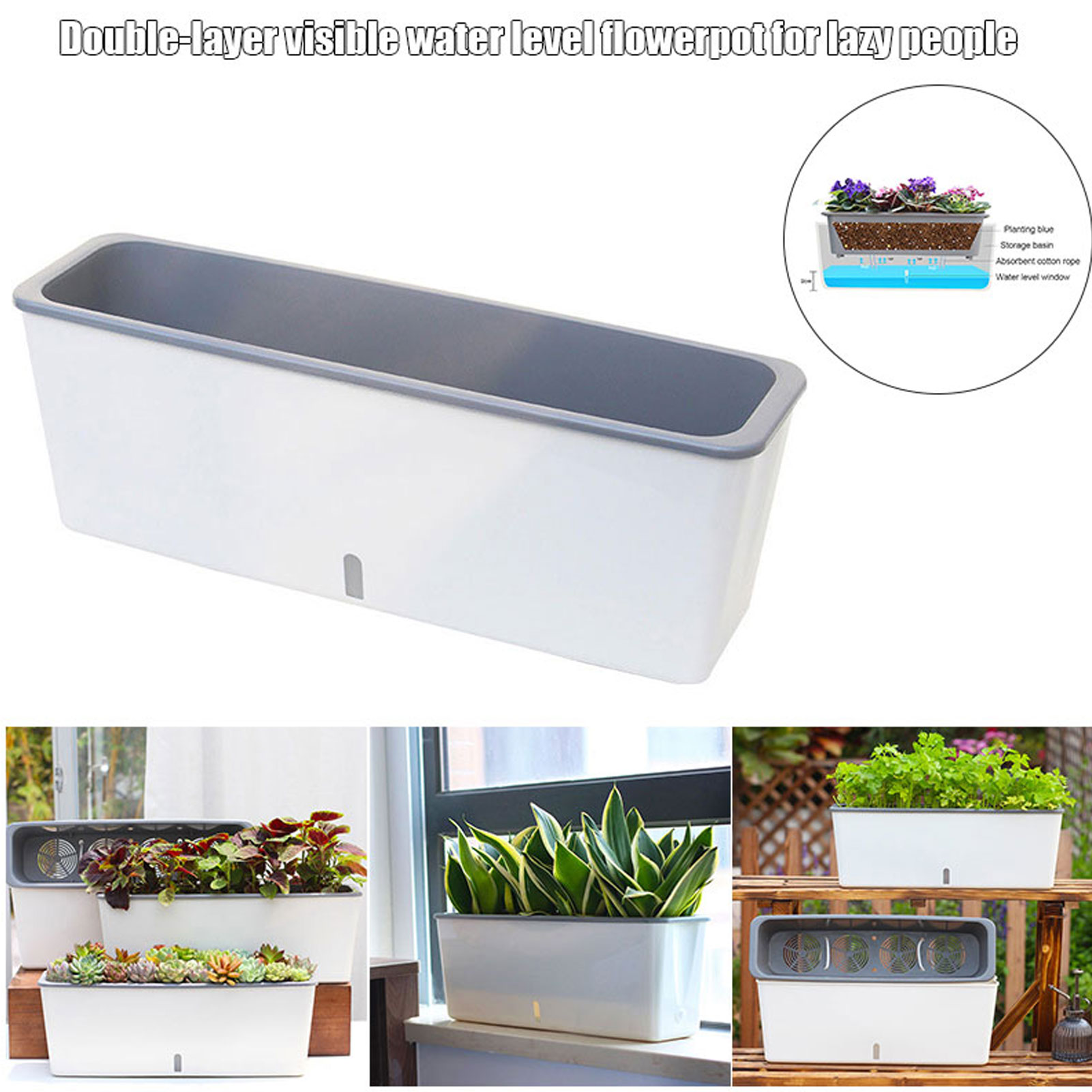 Fioriera autoirrigante con pra - Self-Watering Planter recensione e prezzo