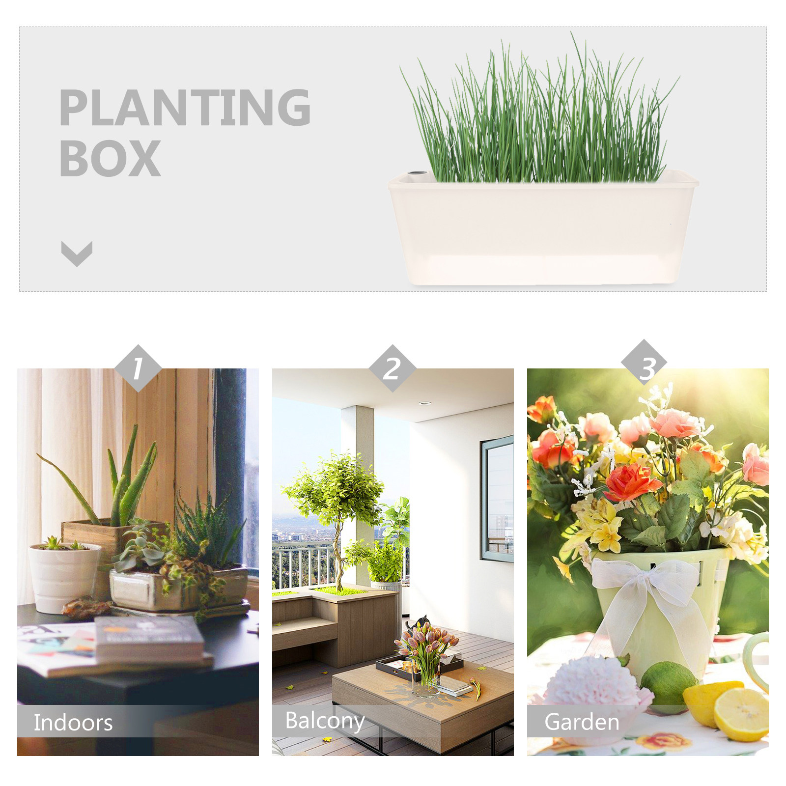 Fioriera Rettangolare Lunga in - Self-Watering Planter recensione e prezzo