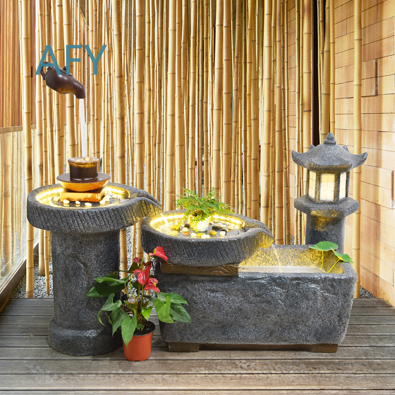 Fontana a Cascata in Stile Gia - Gardening Hand Tools Japanese recensione e prezzo