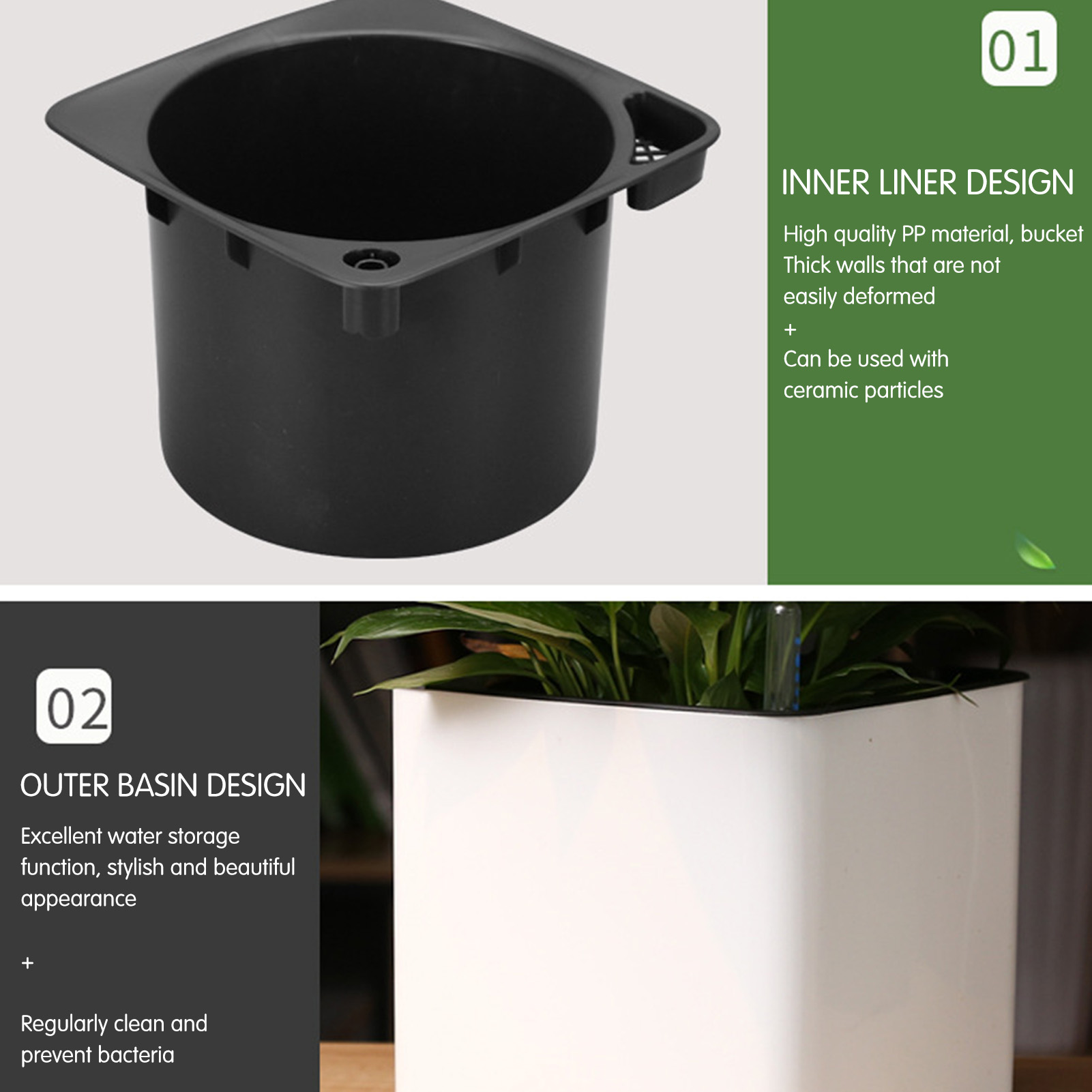 Vaso Autoirrigante con Indicat - Self-Watering Planter recensione e prezzo